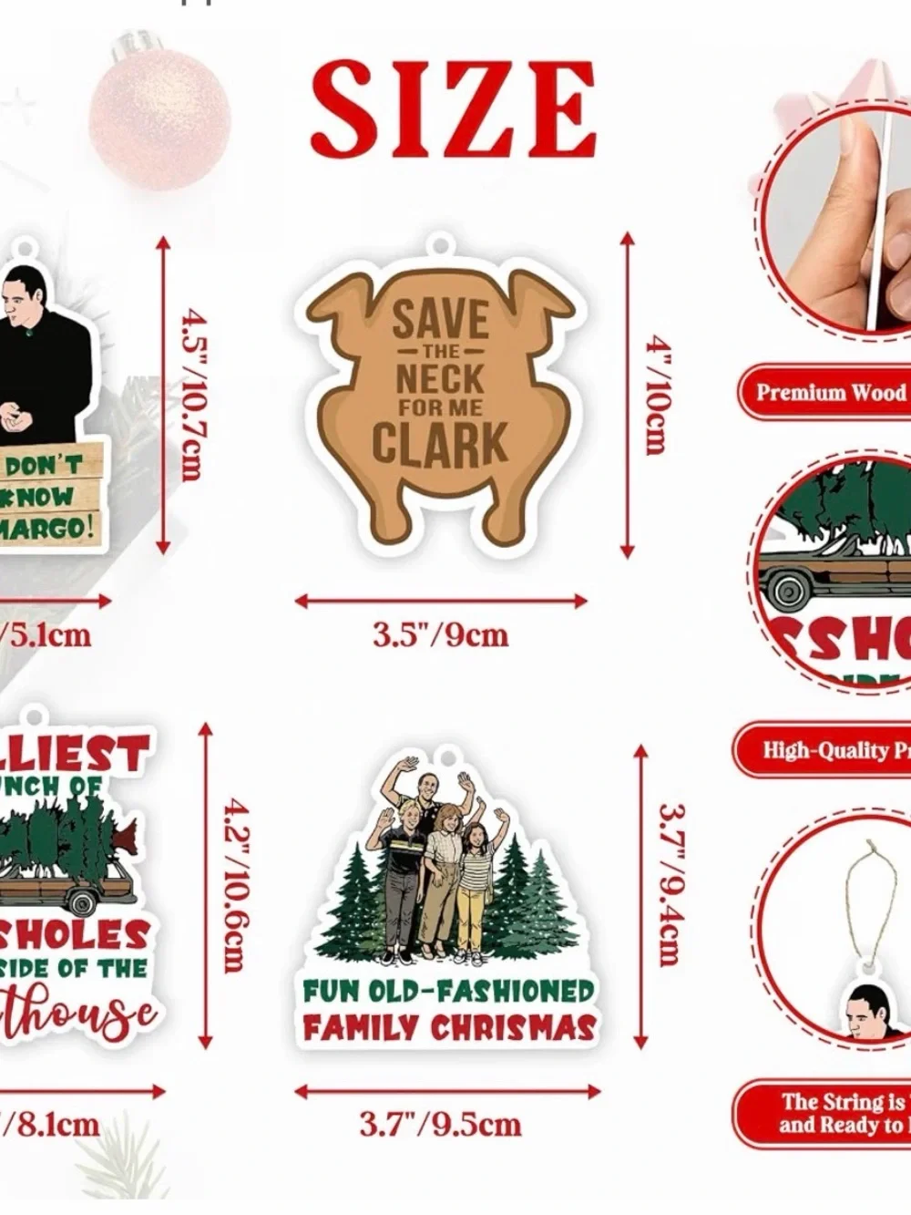 🎃Griswold Family Christmas Wooden Ornament - Your Choice
